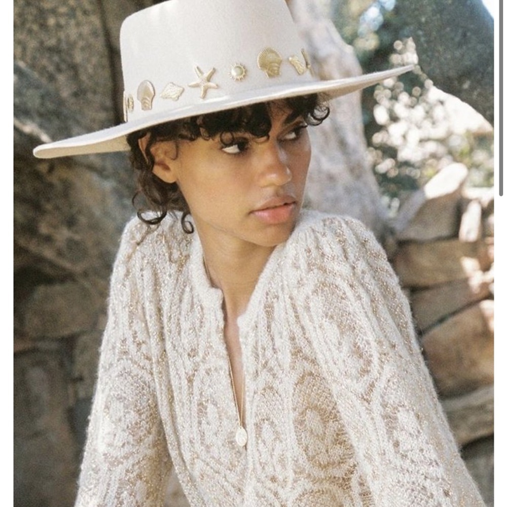 Lack of Colour Seaside Boater hat